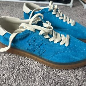 Tory Burch Royal Blue Casual Sneakers NWOT